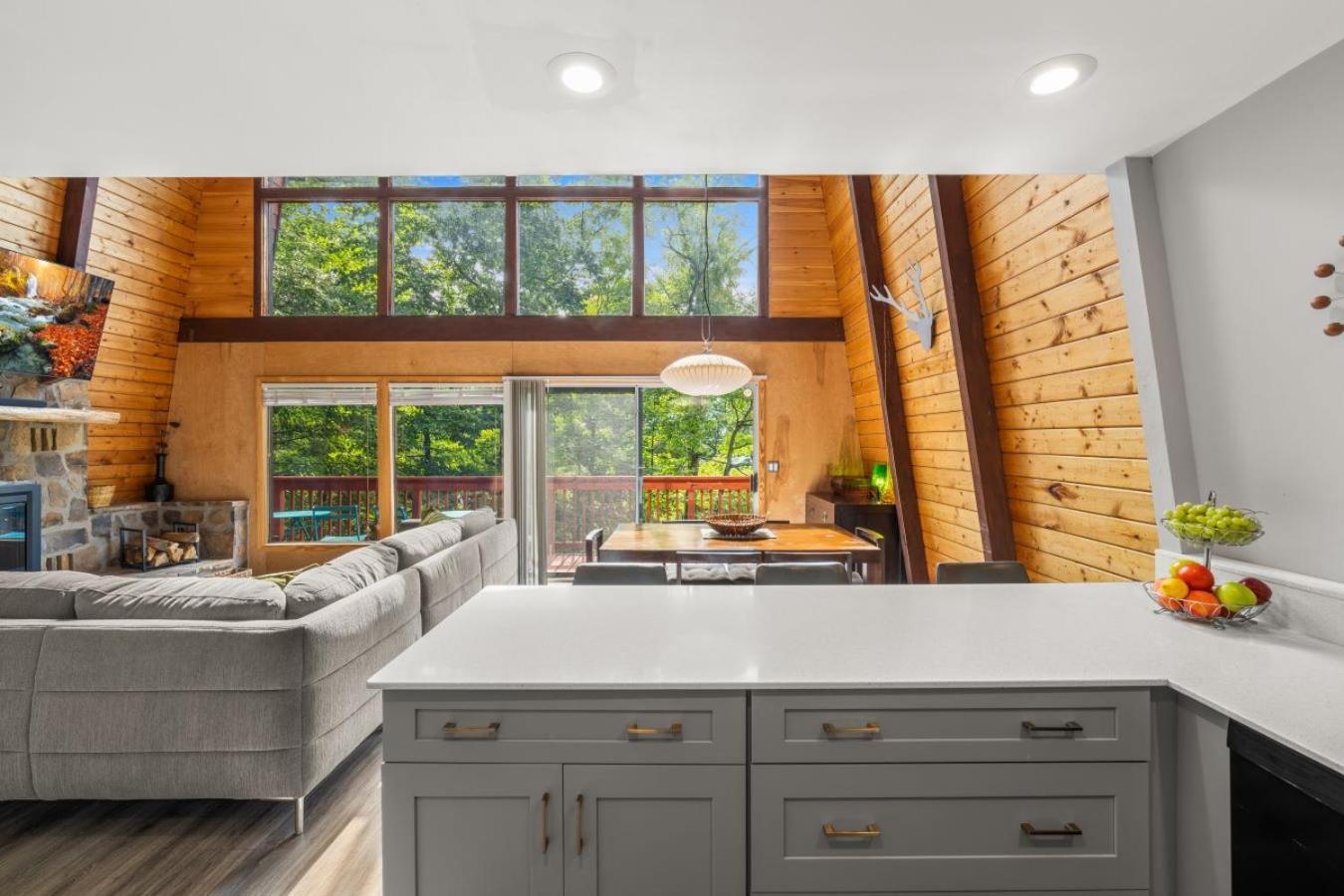 Treetops Chalet - 3Bd/2Bt Boutique Cabin W/Mt Leconte Views In Gatlinburg Exterior foto